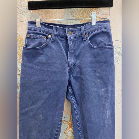 Levis 532 VTG 90’s Colbalt Blue Denim Jeans Womens 5M Streetwear *Flaw - Picture 3 of 12